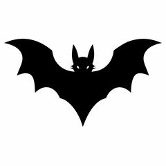 Halloween bat isolated on white background, halloween bat vector illustration, bird on a branch vector art, bats silhouette, bird vector icon, bats on a branch line art, eps