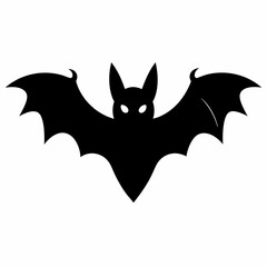 Halloween bat isolated on white background, halloween bat vector illustration, bird on a branch vector art, bats silhouette, bird vector icon, bats on a branch line art, eps