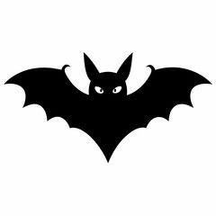 Halloween bat isolated on white background, halloween bat vector illustration, bird on a branch vector art, bats silhouette, bird vector icon, bats on a branch line art, eps