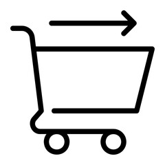 market trend line icon