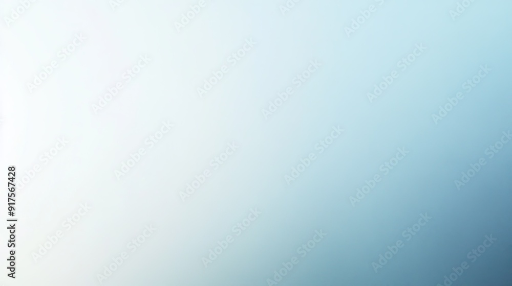 Poster soft gradient background transitioning from light gray to pale blue