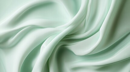 Fototapeta premium Soft mint green background with a fresh, soothing color and smooth appearance