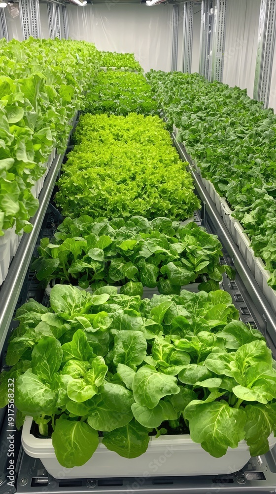 Aufkleber innovative fully automated vertical farm with efficient conveyor systems for produce transportation,