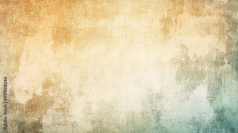 Poster vintage textured paper background with a rustic, aged appearance and soft color