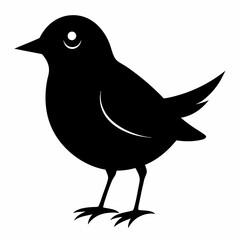 lark isolated on white background, lark vector illustration, bird on a branch vector art, lark silhouette, bird vector icon, Ducks on a branch line art, eps
