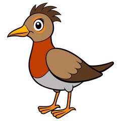 lark isolated on white background, lark vector illustration, bird on a branch vector art, lark silhouette, bird vector icon, Ducks on a branch line art, eps
