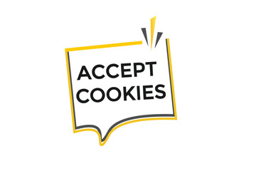 website, accept cookies,  button, learn, stay, tuned, level, sign, speech, bubble  banner, modern, symbol, click. 
