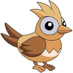 lark isolated on white background, lark vector illustration, bird on a branch vector art, lark silhouette, bird vector icon, Ducks on a branch line art, eps
