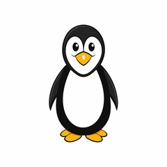 penguin cartoon isolated on white, penguin vector illustration, bird on a branch vector art, penguin silhouette, bird vector icon, penguins on a branch line art, eps