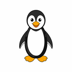 penguin cartoon isolated on white, penguin vector illustration, bird on a branch vector art, penguin silhouette, bird vector icon, penguins on a branch line art, eps