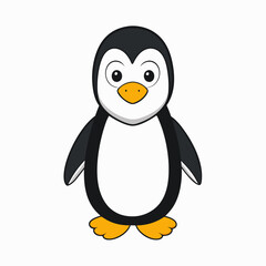 penguin cartoon isolated on white, penguin vector illustration, bird on a branch vector art, penguin silhouette, bird vector icon, penguins on a branch line art, eps