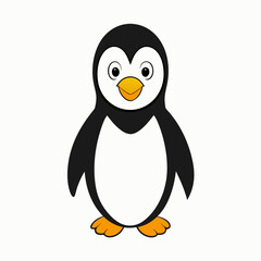 penguin cartoon isolated on white, penguin vector illustration, bird on a branch vector art, penguin silhouette, bird vector icon, penguins on a branch line art, eps