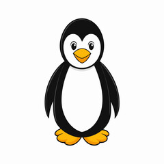 penguin cartoon isolated on white, penguin vector illustration, bird on a branch vector art, penguin silhouette, bird vector icon, penguins on a branch line art, eps