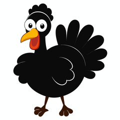 thanksgiving turkey cartoon isolated on white, turkey vector illustration, bird on a branch vector art, turkey silhouette, bird vector icon, turkeys on a branch line art, eps
