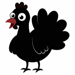 thanksgiving turkey cartoon isolated on white, turkey vector illustration, bird on a branch vector art, turkey silhouette, bird vector icon, turkeys on a branch line art, eps