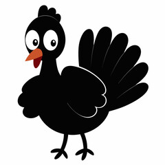 thanksgiving turkey cartoon isolated on white, turkey vector illustration, bird on a branch vector art, turkey silhouette, bird vector icon, turkeys on a branch line art, eps
