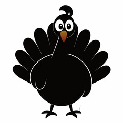 thanksgiving turkey cartoon isolated on white, turkey vector illustration, bird on a branch vector art, turkey silhouette, bird vector icon, turkeys on a branch line art, eps