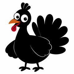 thanksgiving turkey cartoon isolated on white, turkey vector illustration, bird on a branch vector art, turkey silhouette, bird vector icon, turkeys on a branch line art, eps