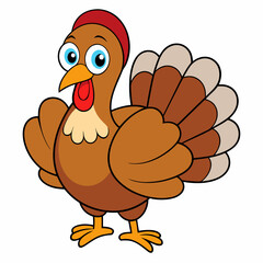 thanksgiving turkey cartoon isolated on white, turkey vector illustration, bird on a branch vector art, turkey silhouette, bird vector icon, turkeys on a branch line art, eps