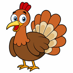thanksgiving turkey cartoon isolated on white, turkey vector illustration, bird on a branch vector art, turkey silhouette, bird vector icon, turkeys on a branch line art, eps