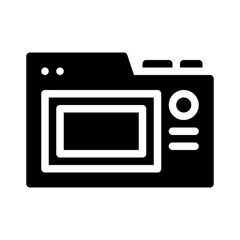 camera glyph icon