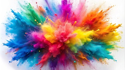 This captivating background features a mesmerizing explosion of white powder, creating a visually striking design perfect for adding a touch of elegance and movement to any project.