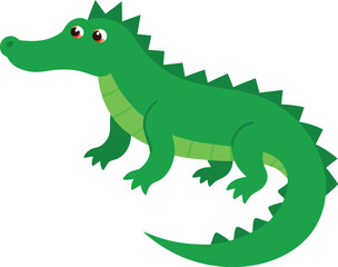 Naklejka premium crocodile, Print, vector