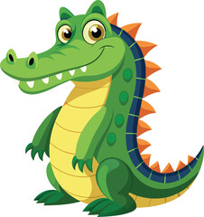 Fototapeta premium crocodile, Print, vector