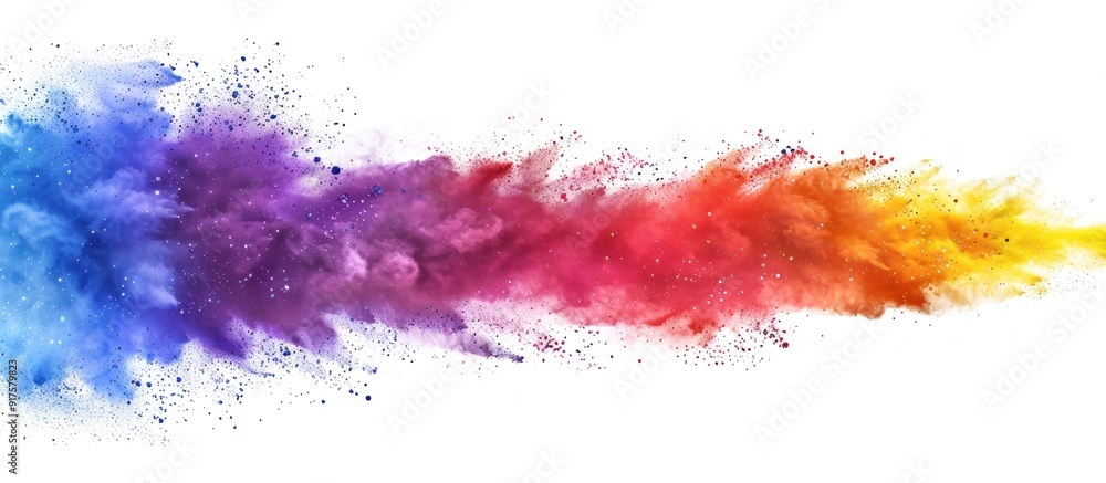 Wall mural Abstract Color Explosion