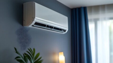 Solar-Powered Climate Control in Eco-Friendly Home with Renewable Energy Efficiency