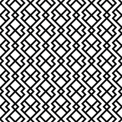 Seamless monochrome vector textures, black and white abstract geometric patterns. Design element for textile, print, fabric.