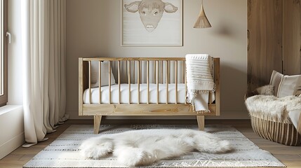 interior of a baby room
