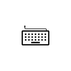 abstract keyboard logo icon