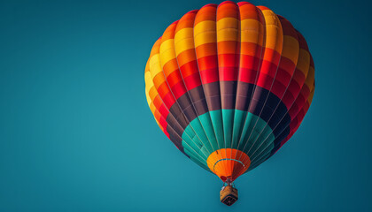 Fototapeta premium an air balloon in the sky.generative ai