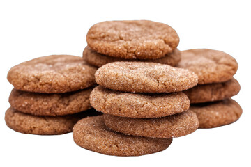 A delicious pile of freshly baked cookies, perfect for dessert or a sweet treat any time of day.