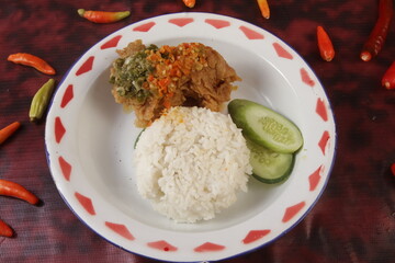 rice with chicken
