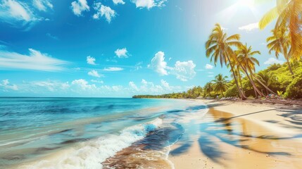 Obraz premium Tropical Paradise Beach