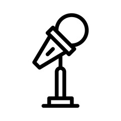 microphone line icon