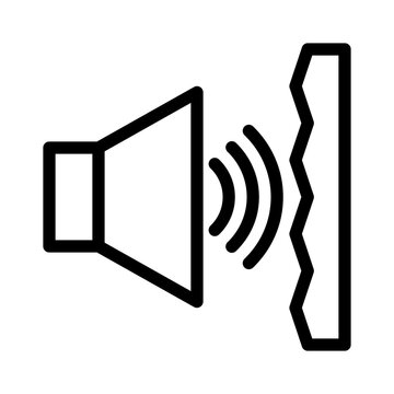 soundproofing line icon