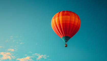 Obraz premium an air balloon in the sky.generative ai