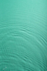 Water ripples top view for placing product