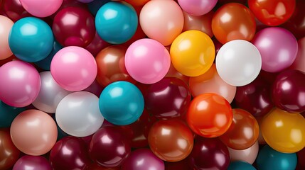 colorful balloons background  