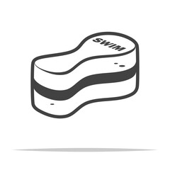 Pull buoy icon transparent vector isolated