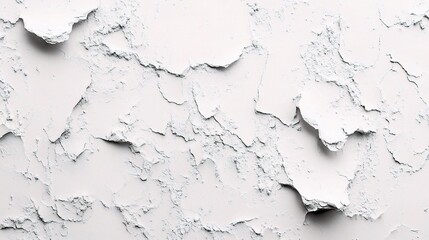 Obraz premium White Cracked Texture: A close-up, abstract image of a white cracked surface, showcasing the intricate details of the texture and highlighting the beauty of imperfections. 
