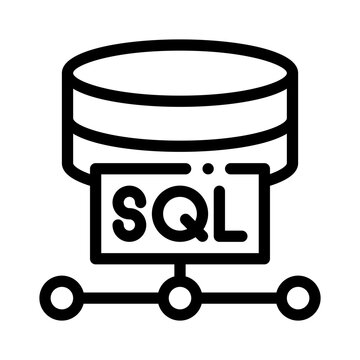 SQL line icon