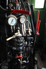 Fototapeta premium engine of a locomotive
