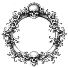 Filigree frame illustration