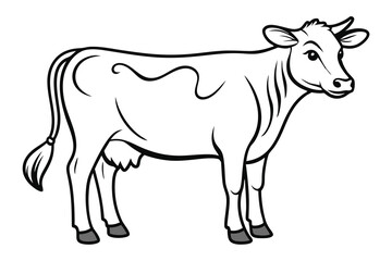 Clean cow  without shadows  very simple B.eps