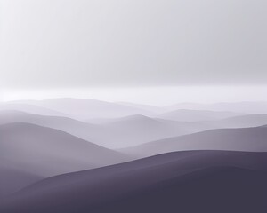 Subtle gradients of grayscale with hints of lavender, embodying minimalist elegance.