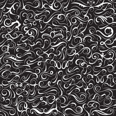 Collection of simple geometric seamless ornamental vector leaf's patterns and swatches. White and grey geometric oriental backgrounds.